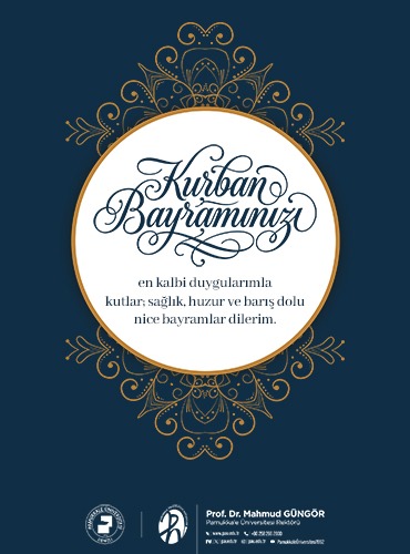 PAÜ'DEN Kurban Bayramı MESAJI