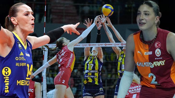 Sultanlar Ligi'nde derbi zamanı: Fenerbahçe Medicana - Galatasaray Daikin!