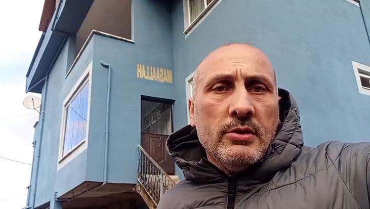 2 katlı binasını boyatmak istedi! İskele kurma zahmetine 'Rizeli çözümü' getirdi