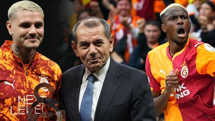 Galatasaray Başkanı Dursun Özbek'ten Icardi ve Osimhen yanıtı! Şampiyonlar Ligi hayali