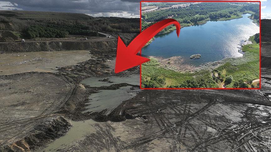 İBB'nin rehabilitasyonu Mavi Göl’ü yok etti! 'Birçok canlı, diri diri hafriyata gömüldü'