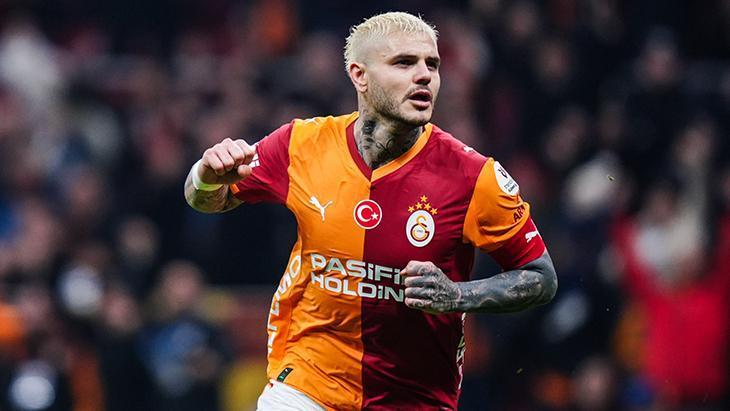 Galatasaray'da Icardi'nin gecesi! Efsane oyuncuyu geride bıraktı