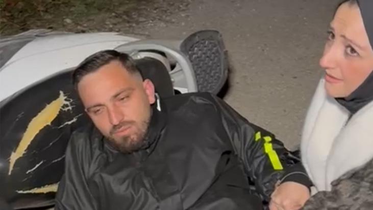 Yürekleri ağza getiren sürpriz! ‘Kaza yaptım’ diyerek çağırdığı sevgilisine evlilik teklif etti