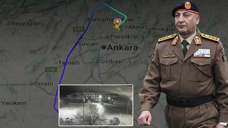 SON DAKİKA | Ankara'da Libya heyetini taşıyan uçak düştü! Görgü tanığı anlattı: Havada infilak etti