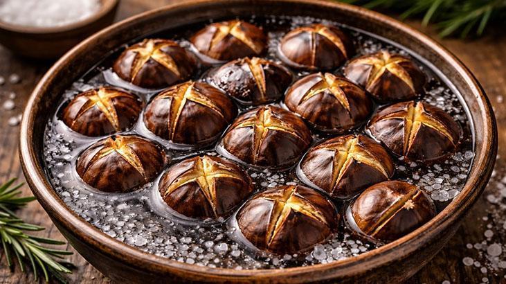 Kestane suyuna 1 kaşık ekleyen yaşadı... Daha kolay soyulacak, fırına atmadan önce yapın