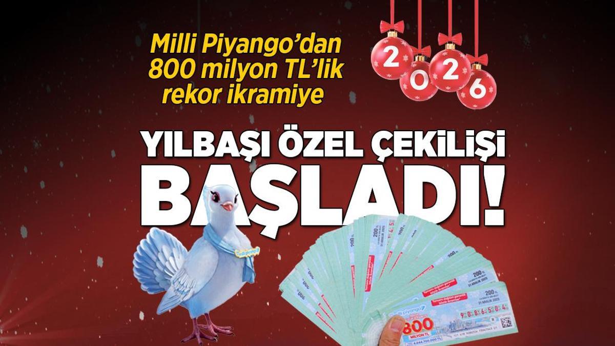 CANLI: Milli Piyango sorgulama! 800 milyon TL'lik büyük ikramiye için nefesler tutuldu