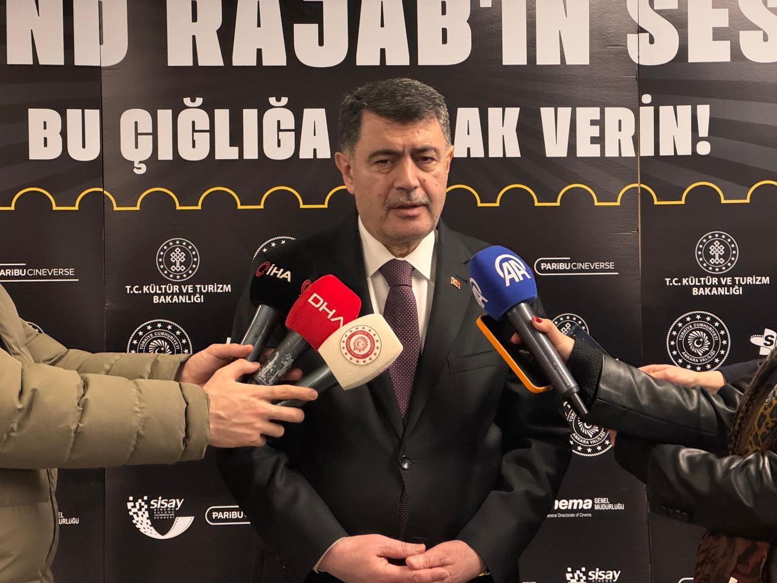 Ankara'da 'Hind Rajab'ın Sesi' filminin özel gösterimi gerçekleştirildi