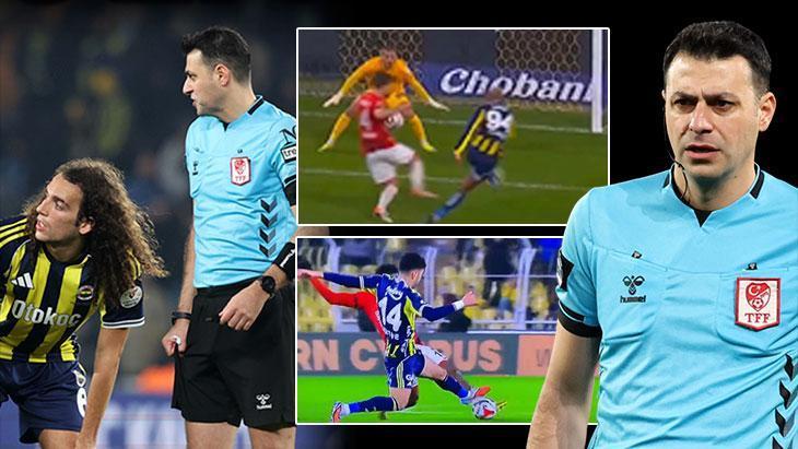 Fenerbahçe-Gençlerbirliği maçının tartışmalı pozisyonlarını eski hakemler değerlendirdi! 'Böyle penaltı olmaz'