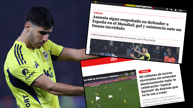 Trabzonspor - Fenerbahçe maçı sonrası Asensio İspanya'da gündem oldu! 'Türkler hayrete düştü'