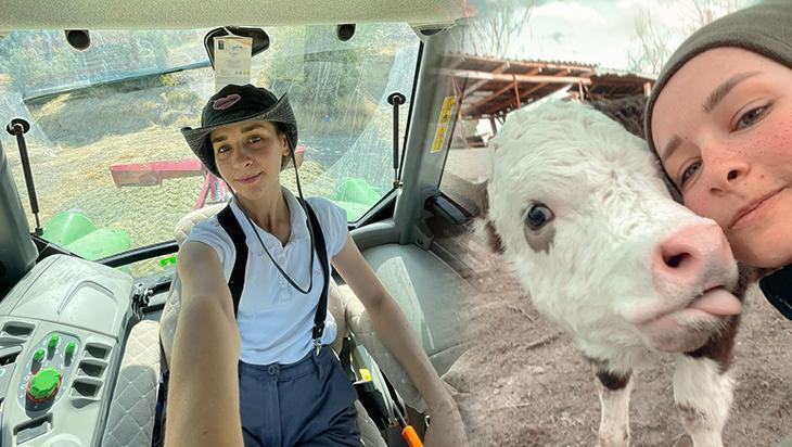 15 yaşında traktör sürüp hayvancılığa başladı! ''Gençliğini köyde harcıyorsun' diyen çok oldu'