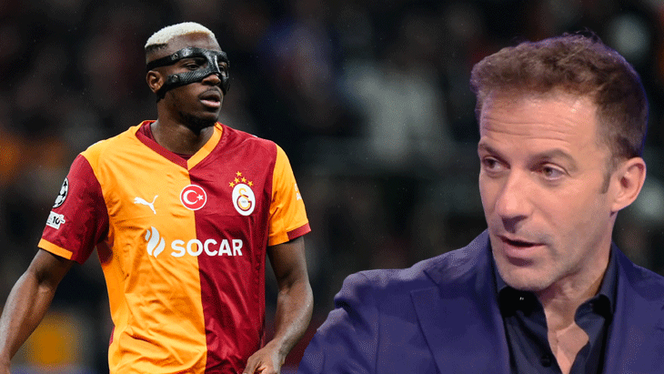 Alessandro Del Piero'dan Osimhen itirafı! 'Varlığı bile korkutucu! Onda acımasızlık var'