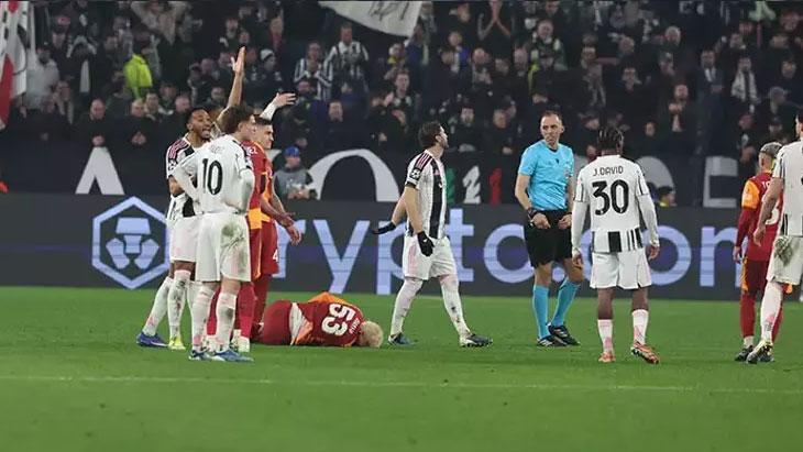 İtalya'da Galatasaray maçında Barış Alper'e acımasız hareket! Maçta kırmızı kart çıktı