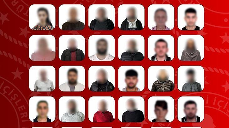 İçişleri Bakanlığı duyurdu: 23'ü kırmızı bültenle aranan 41 suçlu yakalandı
