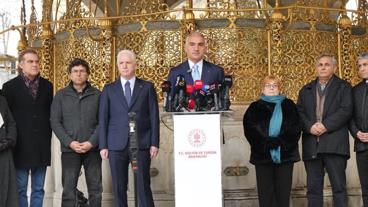 Bakan Ersoy: Tarihin en kapsamlı restorasyon projesi uygulamaya alındı