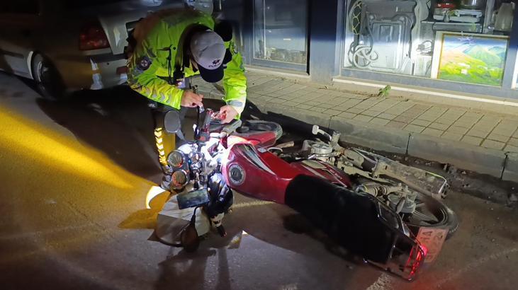 Dur ihtarına uymayan ehliyetsiz motosikletliye 303 bin TL ceza