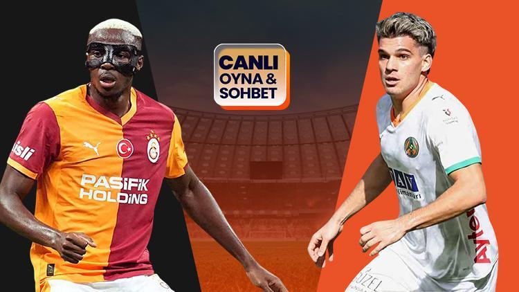 Galatasaray, Alanyaspor'u ağırlıyor! Maçın heyecanı Misli'de