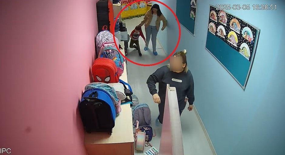 Anaokulunda şiddet kamerada! 5 yaşındaki öğrenciye yönelik görüntüler sonrası öğretmene para cezası
