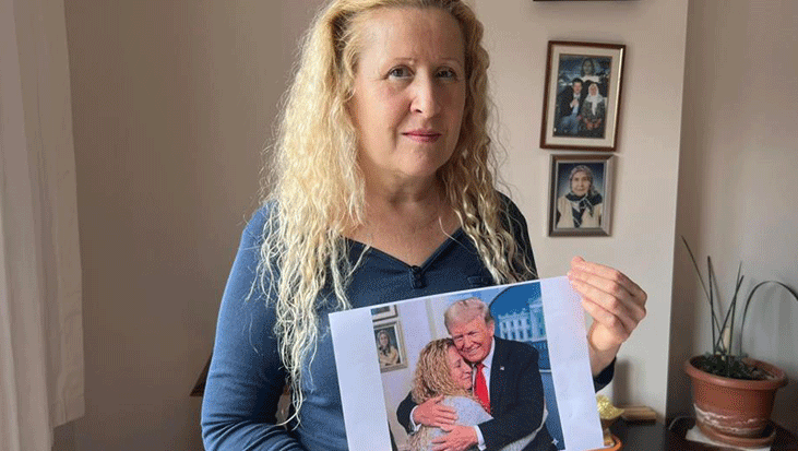 Trump'ın kızı olduğunu iddia eden Necla Özmen: Bu savaşı bitirin