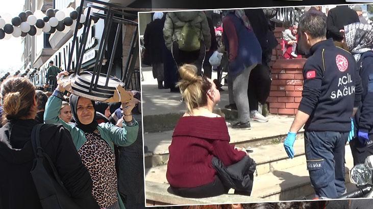 İndirim izdihamı! Ezilen ve bayılan vatandaşlar hastanelik oldu