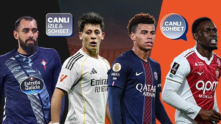 Celta Vigo-Real Madrid maçı canlı yayın, PSG-Monaco karşılaşması canlı sohbet ile Misli'de