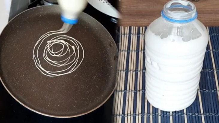 Ramazan'ın favori tatlısı pet şişeyle yapılıyor! Maliyeti düşük, tadı efsane