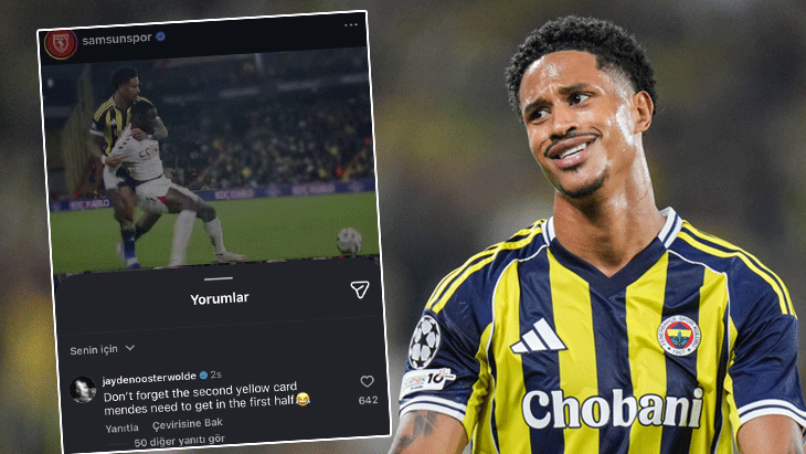 Fenerbahçe'de Oosterwolde'den Samsunspor'a cevap!