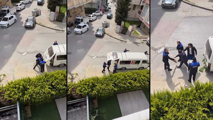 Beylikdüzü’nde zabıta ile seyyar satıcı tartışması kamerada: ‘Kafama neden vuruyorsun?'