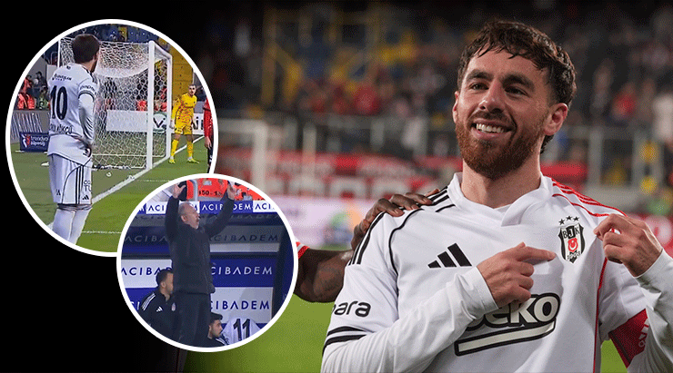 Beşiktaş'ta kaptan Orkun Kökçü'den yılın golü! Sergen Yalçın'ı da şaşırttı