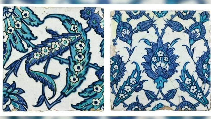 Çalınan iki İznik çinisi yıllar sonra yeniden Türkiye'de