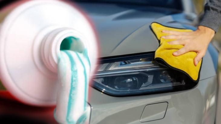 Matlaşmış farlar kristal oluyor! Ovalayan yandı: Karıştırıp fara sürün