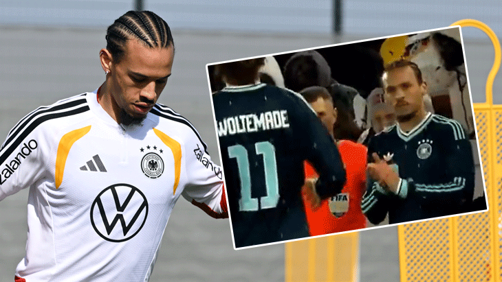 Almanya'da Sane'ye şok tepki! Yuhalandı, asisti ile yanıt verdi