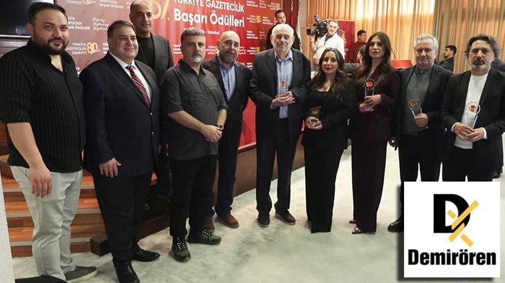 Türkiye Gazeteciler Cemiyeti'nden Demirören Medya'ya 8 ödül