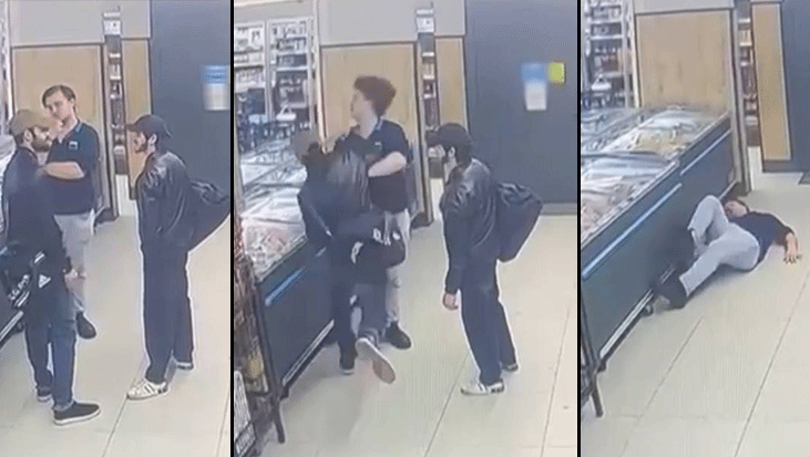 Yer: İstanbul! Market çalışanına yumruk şoku