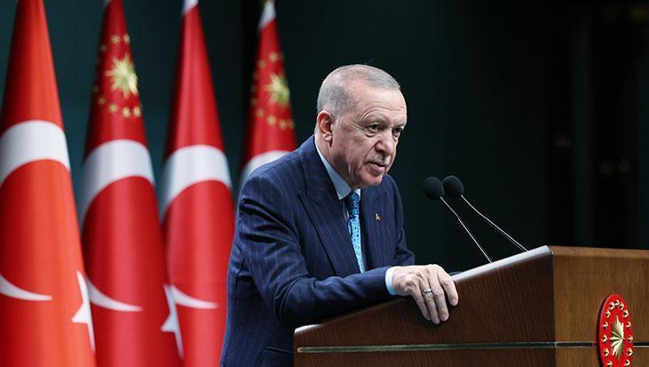 Cumhurbaşkanı Erdoğan, şehit polis Yalçın'ın ailesine başsağlığı diledi