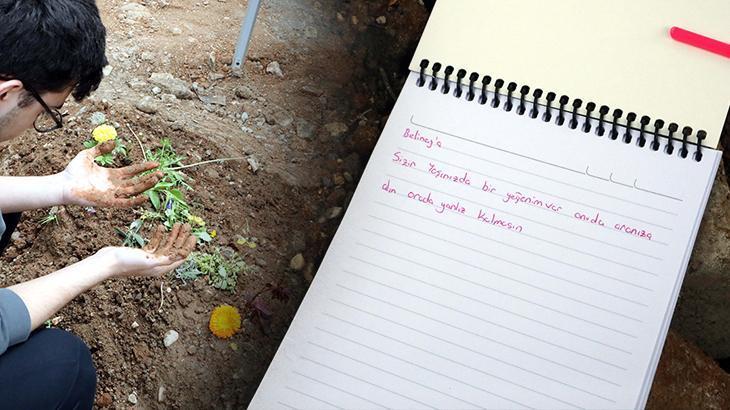 Okul saldırısında hayatlarını kaybeden öğrencilerin mezarına bırakıldı! Dikkat çeken not