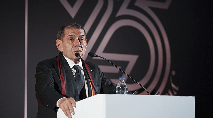 Dursun Özbek, 1905 GSYİAD galasında konuştu! 'Zor dönemlerden geçiyoruz'