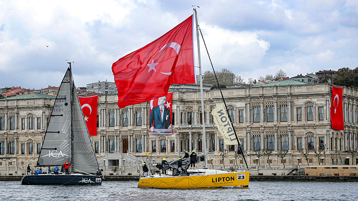 Cumhurbaşkanlığı 7. Uluslararası Yat Yarışları başladı! Boğaz'da 23 Nisan coşkusu