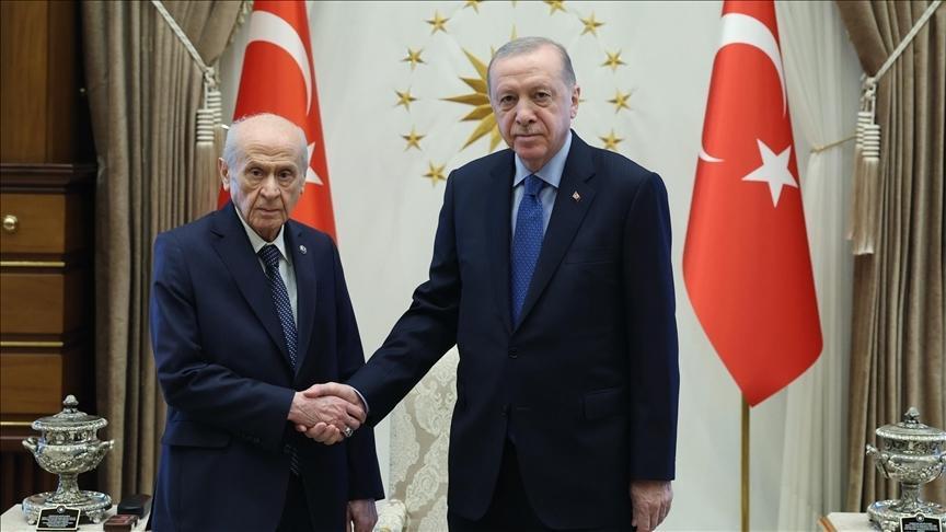 Son dakika... Cumhurbaşkanı Erdoğan ile MHP lideri Bahçeli görüşmesi sona erdi