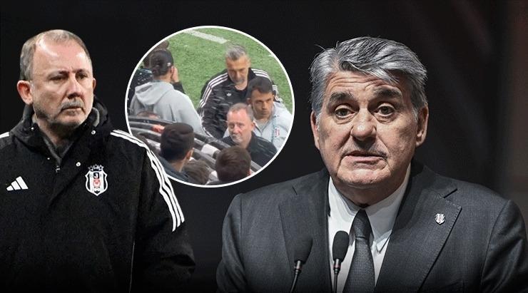 Beşiktaş-Konyaspor maçı sonrası protesto! Sergen Yalçın'dan maç sonu taraftara sitem