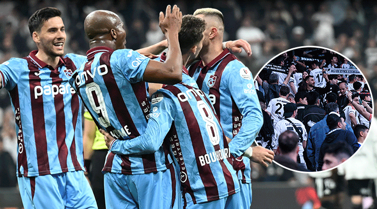 SON DAKİKA | Süper Lig'de sezonun son derbisinde Trabzonspor deplasmanda Beşiktaş'ı mağlup etti!