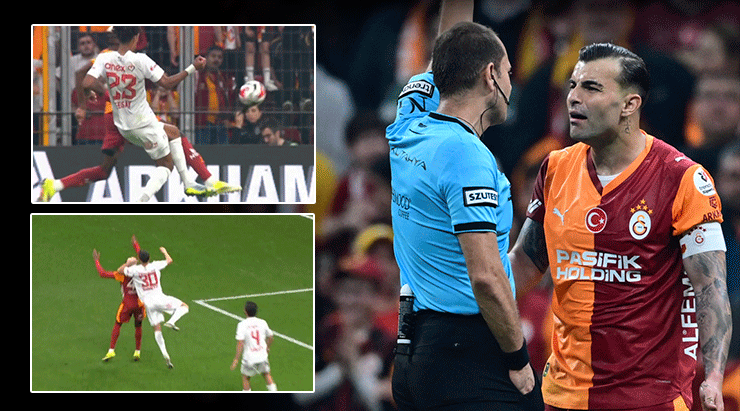 Galatasaray-Antalyaspor maçının tartışmalı pozisyonlarını eski hakemler yorumladı! 'Osimhen'in düşüşü abartılı'