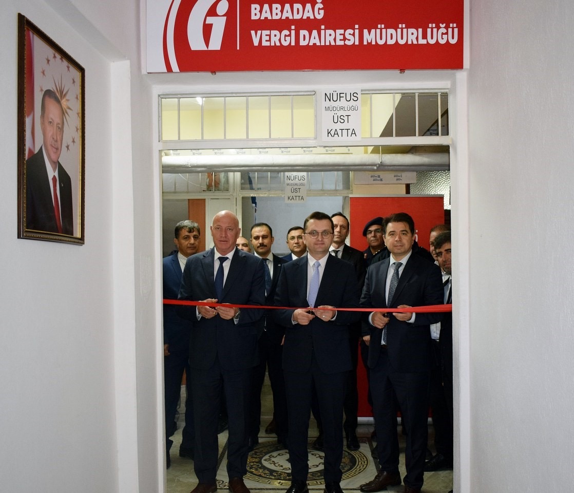 Babadağ Vergi Dairesi Müdürlüğü hizmete açıldı