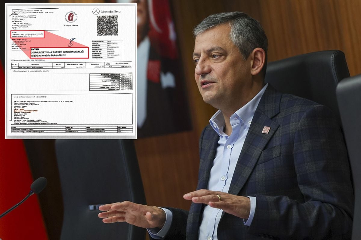 CHP, Özgür Özel'in bindiği makam aracının dekontunu paylaştı
