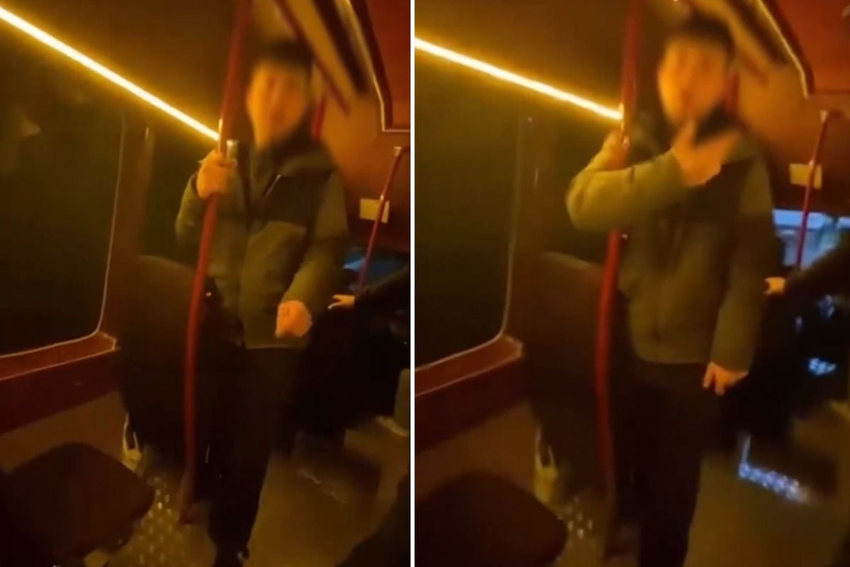 Genç kızı taciz eden şüpheliyi minibüsçüler yakaladı! Dikkat çeken U dönüşü