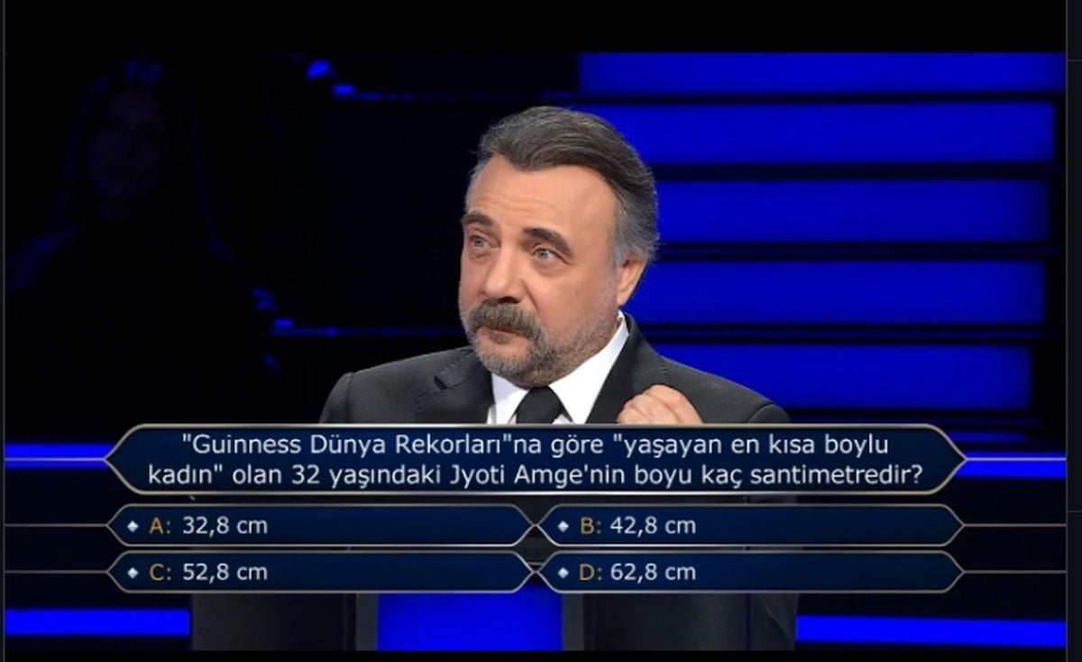 "Guinness Dünya Rekorları"na göre "yaşayan en kısa boylu kadın" olan 32 yaşındaki Jyoti Amge'nin boyu kaç santimetredir?