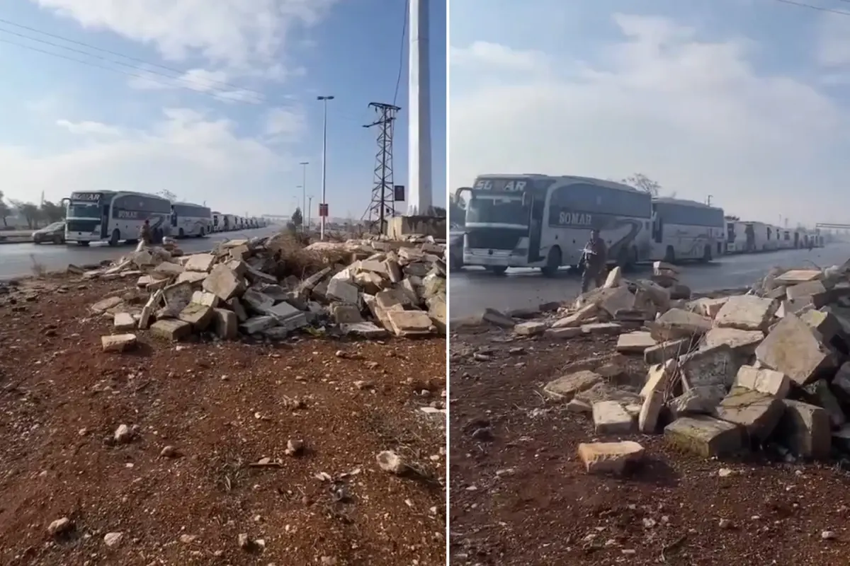 Halep'teki operasyonlar sonrası YPG'lilerin tahliyesi başladı