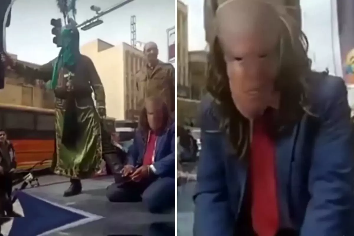İran'da Trump'ı kızdıracak mizansen: Sahneye çıkarıp başını kestiler