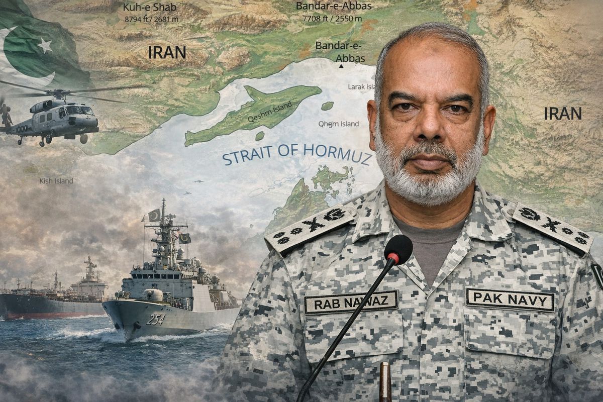 Pakistan donanması, gemi trafiğine kapatılan Hürmüz Boğazı'nda bir ilki gerçekleştirdi