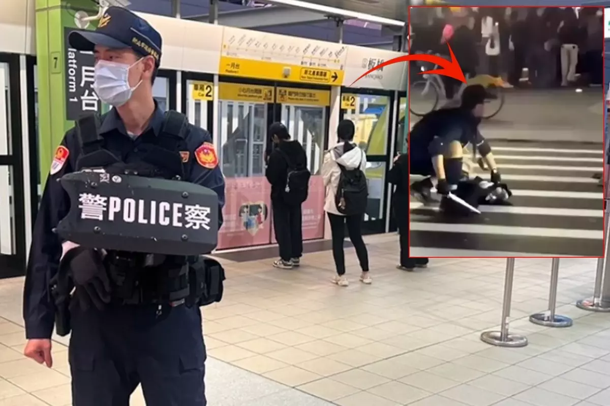 Tayvan'da metroda bıçaklı saldırı: Sis bombası atıp 3 kişiyi katletti