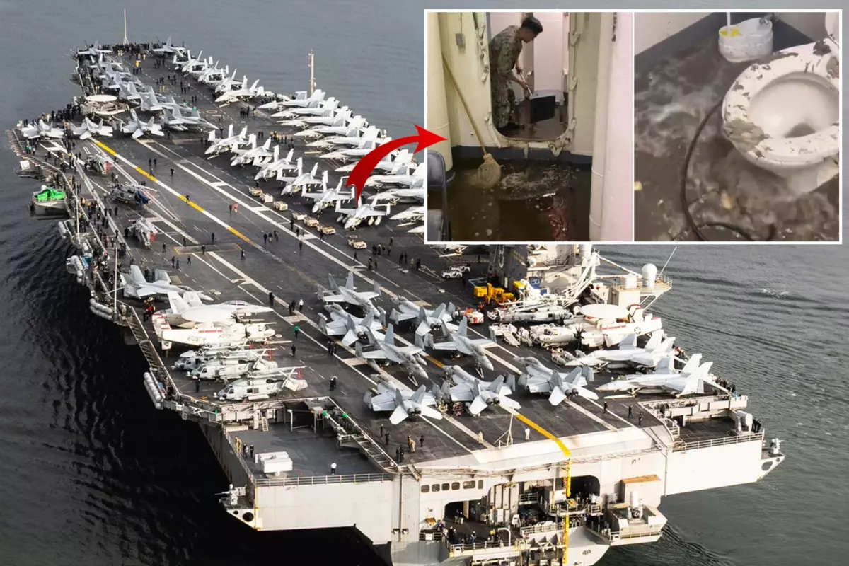 Trump'ın İran saldırısı için gönderdiği gemiye bakın! Personel canından bezdi